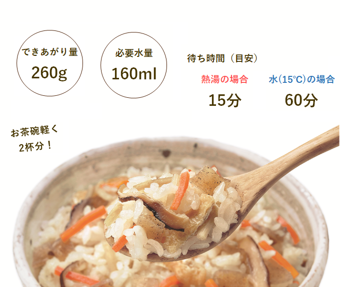 非常食】尾西の五目ごはん(1食分)×10袋【長期保存】 | 亀田製菓
