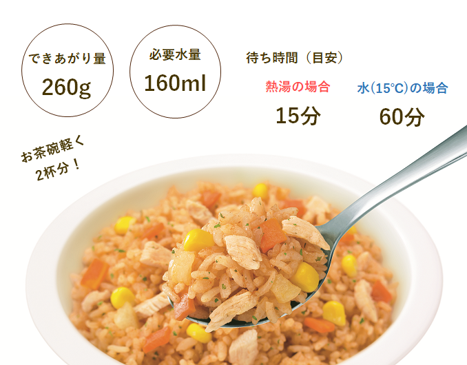 釜*凉様 尾西の長期保存食　チキンライス 2026年1月の賞味期限です。 尾西食品 尾西のチキンライスをレビュー！クチコミ・評判をもと