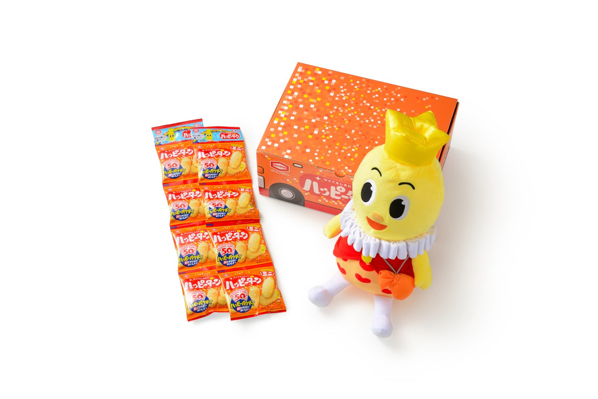 期間限定】ハッピーターン号BOX 2号車 (ぬいぐるみ) | 亀田製菓通販いちば