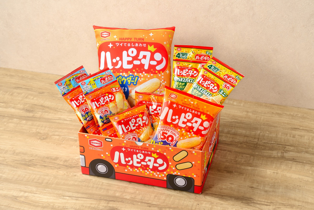 期間限定】ハッピーターン号BOX 1号車 (クッション) | 亀田製菓通販いちば