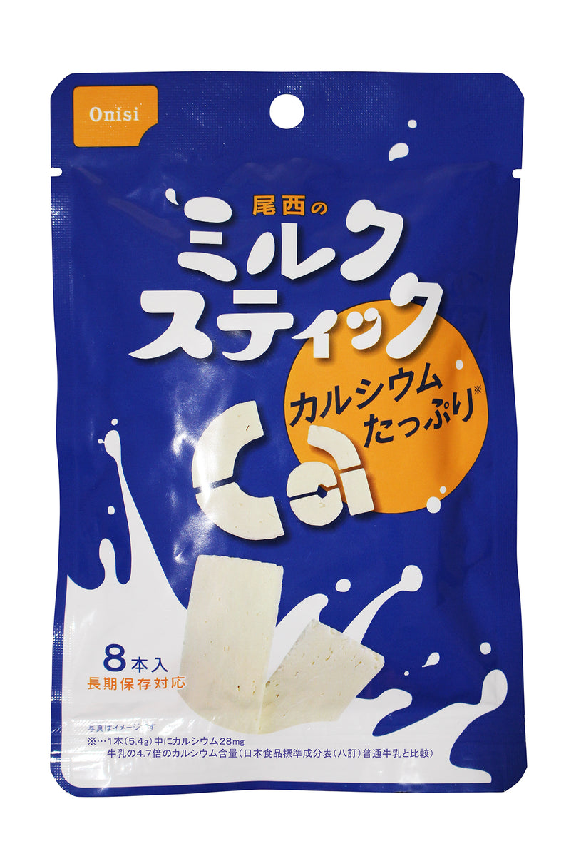 5年保存】尾西のミルクスティック 8本入（30袋） 亀田製菓通販いちば