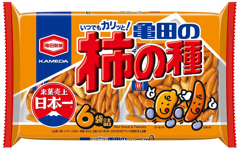 亀田製菓　柿の種　４パック入り２種４袋