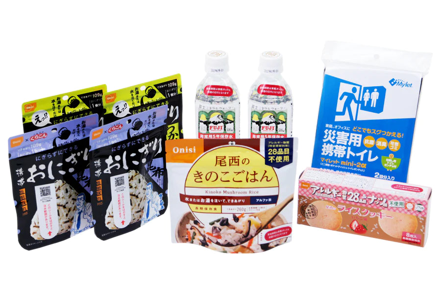 【3年保存】尾西の車載用 防災ボックス　4入り